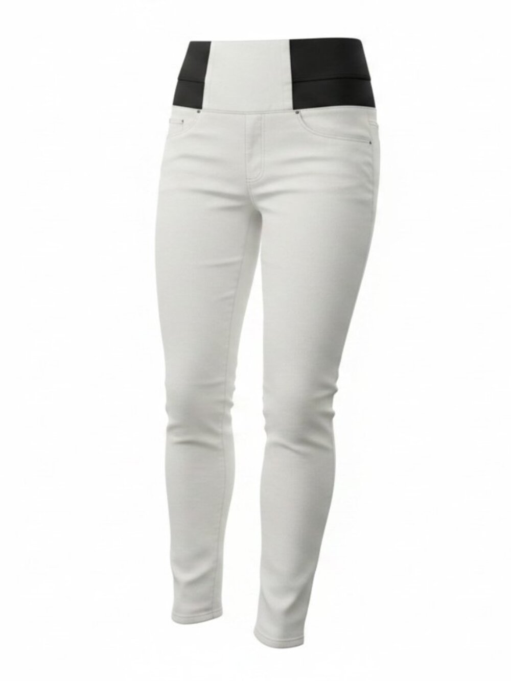 Women's White Straight Leg Jeans